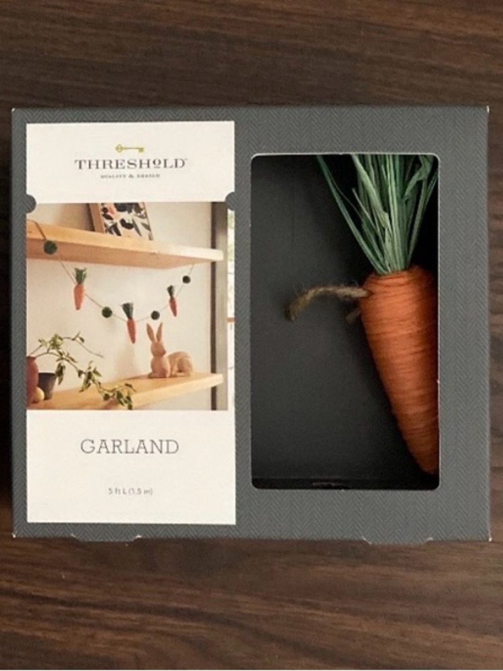 Carrots garland 5 feet